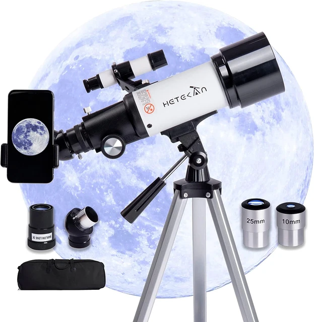 Telescopio Astronomico 90/900 Mm - Rifrattore Per Principianti Con Adattatore Smartphone