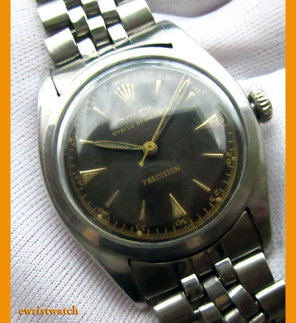 QUADRANTE TROPICALE DORATO vintage anni 50 Rolex 6098 Big