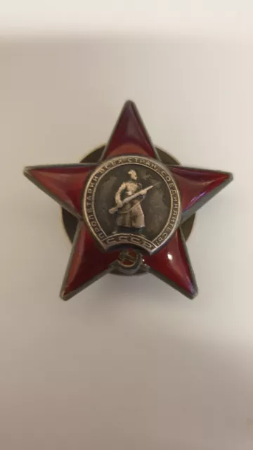 Orden des Roten Sterns Abzeichen  Sowjetunion UdssR ,Silber, Original