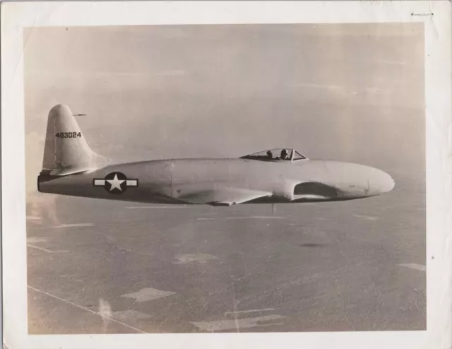 Lockheed F-80 Shooting Star 483024 Large Vintage Original Usaf Photo P-80
