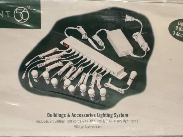 Department 56 Building and Accessory Lighting System Adapter - New