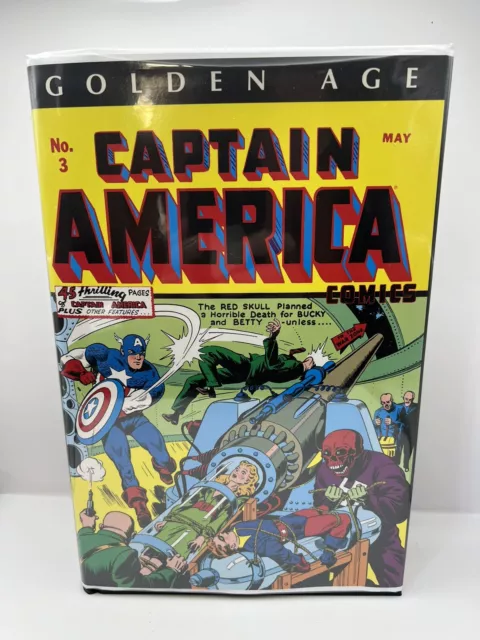 Golden Age Captain America Omnibus Vol 1 HC DM Variant Marvel Comics
