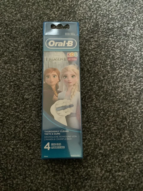 Braun Oral B Stages DISNEY FROZEN spazzolino da denti ricambio per bambini confezione da 4