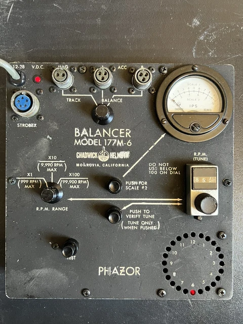 Chadwick-Helmuth Model 177M-6 Helicopter/Aircraft Balancer
