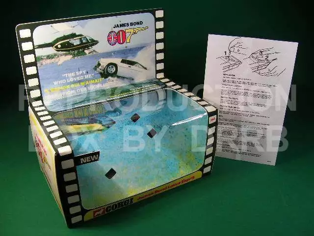 Corgi #269 James Bond Lotus Esprit - Reproduction Box by DRRB