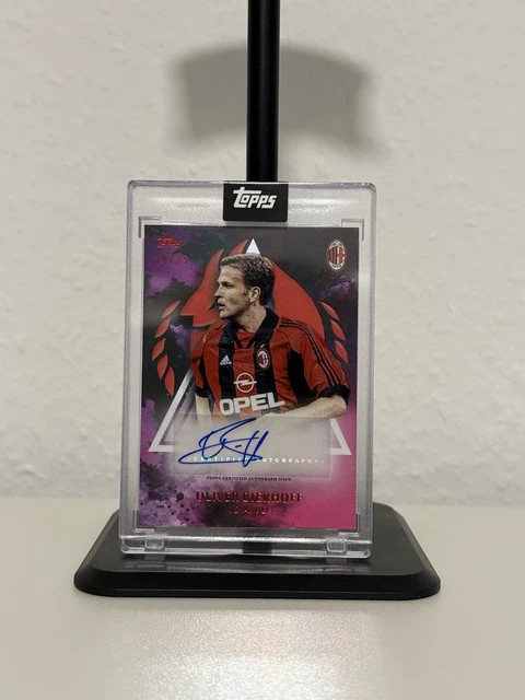 Carte Collection Topps AC Milan 125 Years Daniele Massaro - Autographe Violet /25, Near Mint