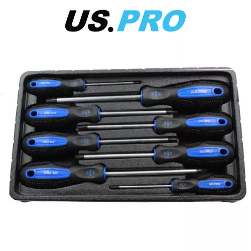 US PRO Set cacciavite Torx 8 pz antimanomissione 1608