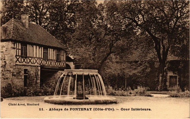 CPA AK Abbey of FONTENAY - Inner Court (354142)