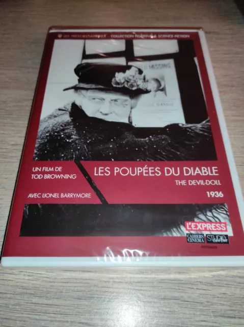 * Rare ! Dvd Neuf Sous Blister Les Poupees Du Diable Tod Browning Tresors Warner