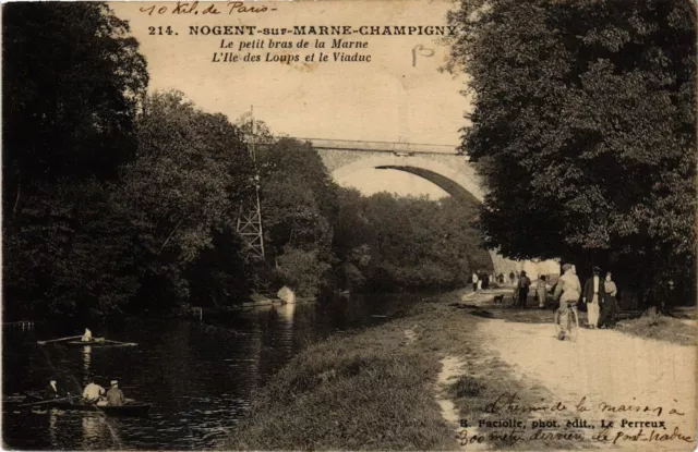 CPA NOGENT-sur-MARNE-CHAMPIGNY - Le petit btas de la Marne-L'Ile des.. (659417)