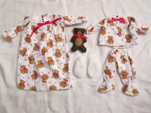 Bedtime Duo 14" Betsy & 10" Linda McCall Tonner Doll Outfits Pajamas Nightgown