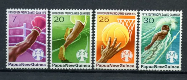 Papua New Guinea 1975 SG#290-3 South Pacific Games Sport MNH Set #18726