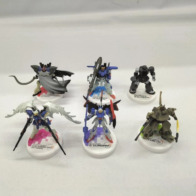 SHOKUGAN GUNDAM FIGURE Model No. Gundam Miniature Figure Set Bandai £50 ...