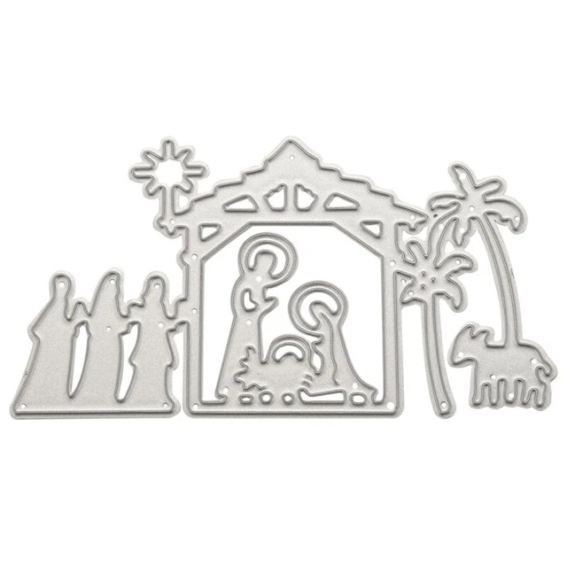 Gaetooely Fustella Per Scrapbooking E Goffratura – Stencil In Acciaio, Per Sizzix E Cuttlebug (Motivo G) - 3