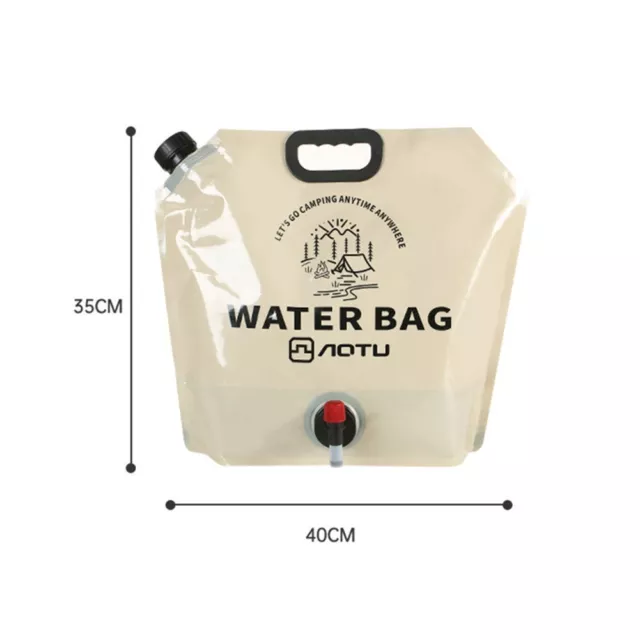 Versatile Outdoor Camping Water Bag 9 Liters Capacity Durable & Foldable