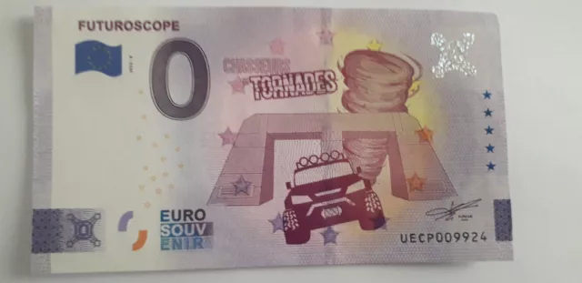Billet touristique zéro euro FUTUROSCOPE 2022-8 N°9934 neuf