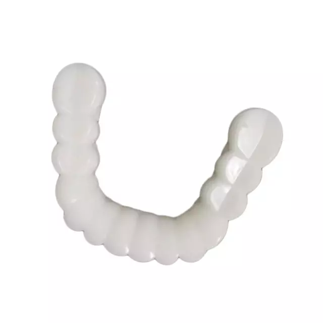 2 4pack Harz Zähne Veneers Komfortable Zahnprothesen Zahn Abdeckung Abnehmbare