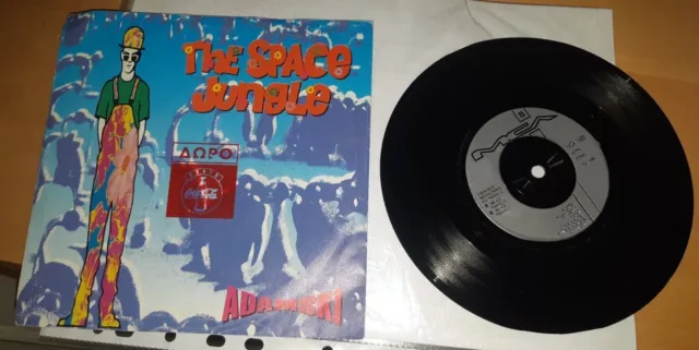 Adamski The Space Jungle 7" Vinyl Record Single 1990 MCA 45 VG COCA COLA PROMO