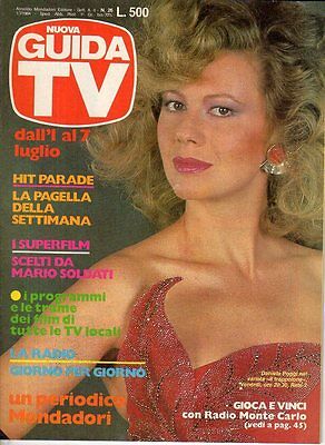 rivista  NUOVA GUIDA TV ANNO 1984 NUMERO 26 DANIELA POGGI