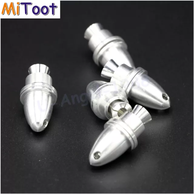 5x RC Aluminum Bullet Propeller Adapter Holder for Brushless Motor Prop