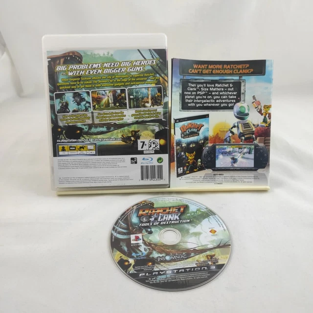 RATCHET & CLANK TOOLS OF DESTRUCTION PlayStation 3 game PS3 with manual £9.99 PicClick UK