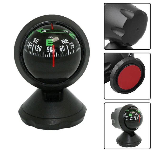1x Dash Mount Compass Marine Navigation Ball For Boat Car Truck Motorbike New