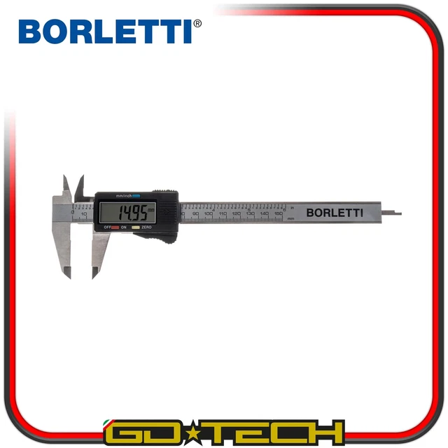 CALIBRO ACCIAO INOX DIGITALE LTF MILLESIMALE EXTRA PRECISO MM. 150 327.13 - Foto 11