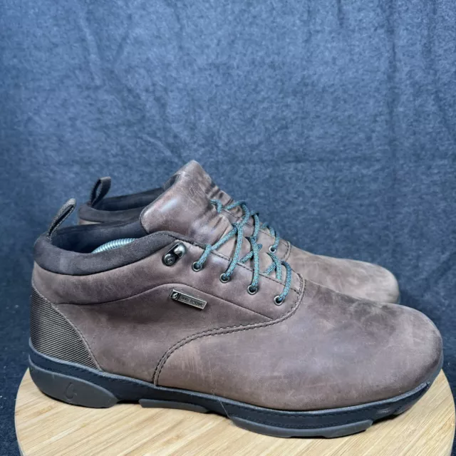Botas OluKai Kaulono para Hombre 12 Cuero Marrón Impermeables Zapatos Informales