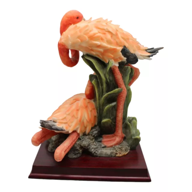 Montefiori Collection Pink Flamingo Family Statue Figurine Sculpture 2