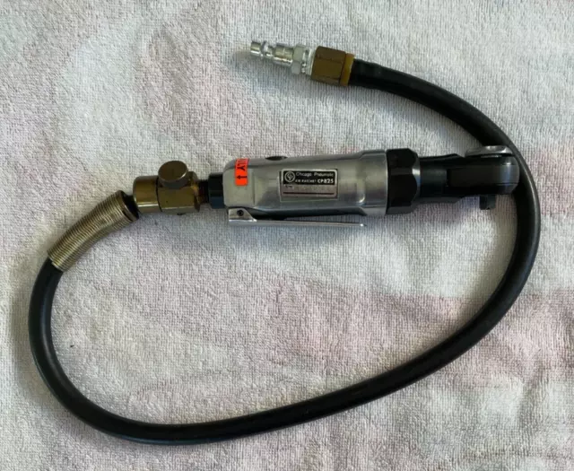 Chicago Pneumatic CP825 Air Ratchet 3/8" 2' Hose WORKING