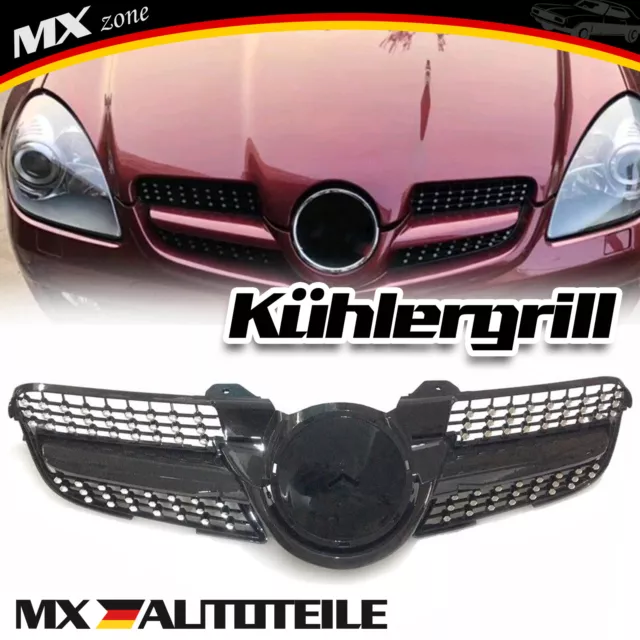 Sport Kühlergrill Gitter Für Benz SLK R171 SLK200 300 350 SLK55 2008-2010 2009