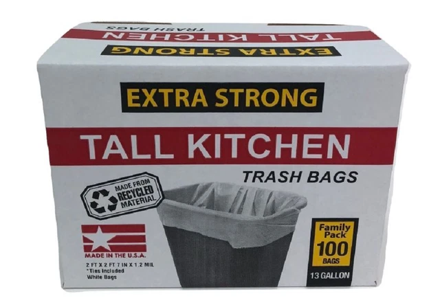 Jadcore 13-JAD 13 Gallone. Alto Cucina Trash Sacchetti, 100 CT