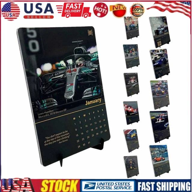 F1 RACE CAR 2024 Monthly Calendar,Formula F1 Calendar With Art Race Car