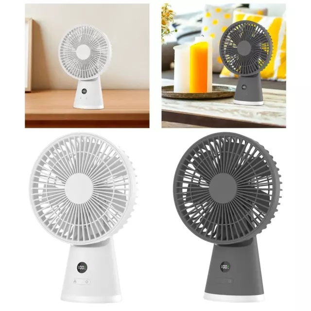 Desk Fan Personal Fan Adjustment Powerful Table Fan Portable Fan Handheld Fan