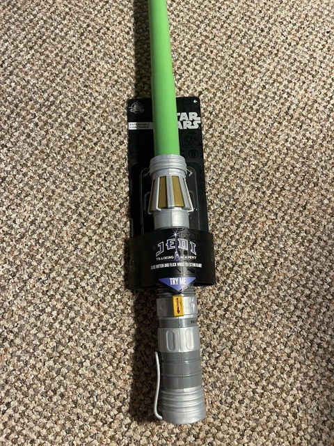 Disney Parks Star Wars Green Extendable Jedi Training Academy Lightsaber NEW 🌟 3