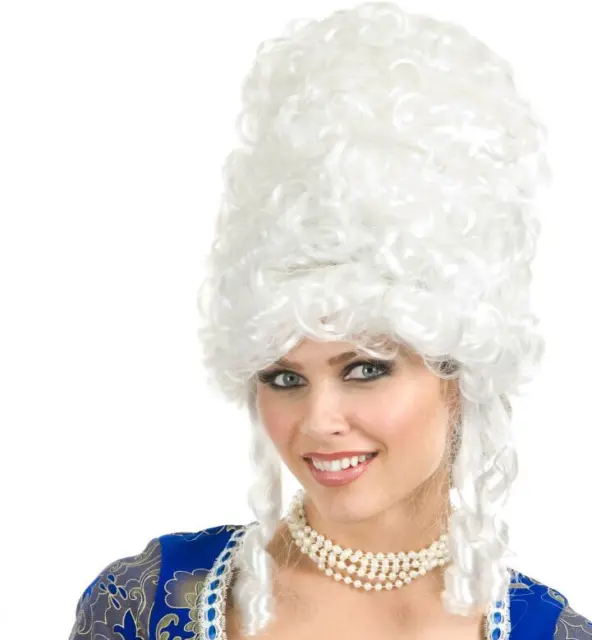 Charades Marie Antoinette Victorian Baroque Wig woman lady steampunk stage act