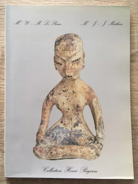 Arts Primitifs / Collection Henri Bigorne / Catalogue vente Drouot Oct 1987