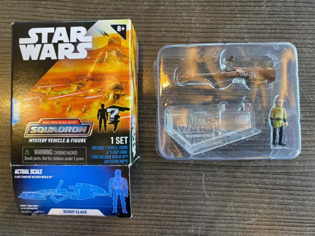 Micro Galaxy Squadron Scout Series 2 Endor Leia With Speeder