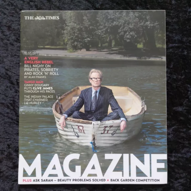 BILL NIGHY - RARE UK The Times Magazine (MAY 2007)