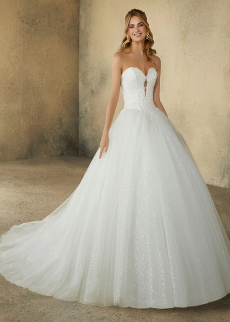 BNWT MORILEE WEDDING Dress 2811 Ivory Uk10 Rrp 1275. Sale Price
