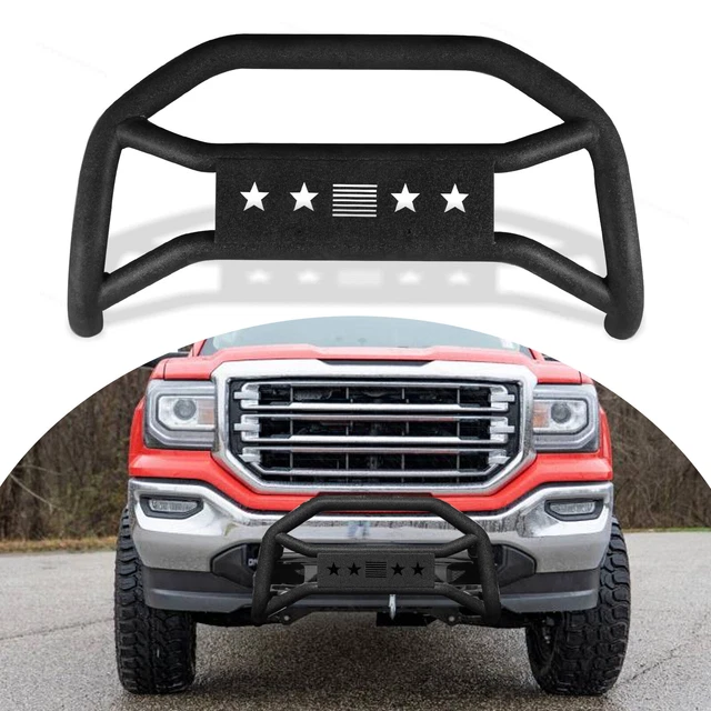 Fits 2007-2018 Chevy Silverado/Sierra 1500 Bull Bar Push Bumper Grille Guard