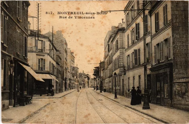 CPA WATCH-under-WOOD Rue de Vincennes (1353946)