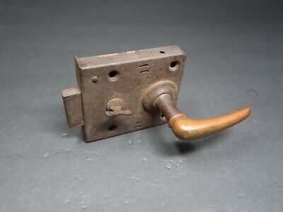 Vintage Door Lever Handle & Mortise Lock