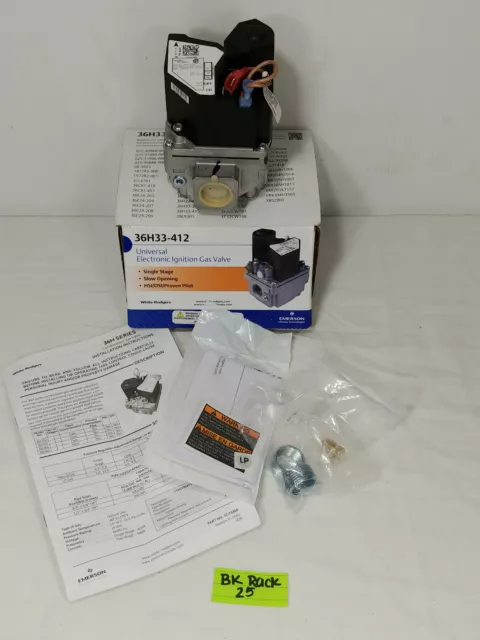 White-Rodgers 36H33-412 Single Stage 24V AC Gas Valve
