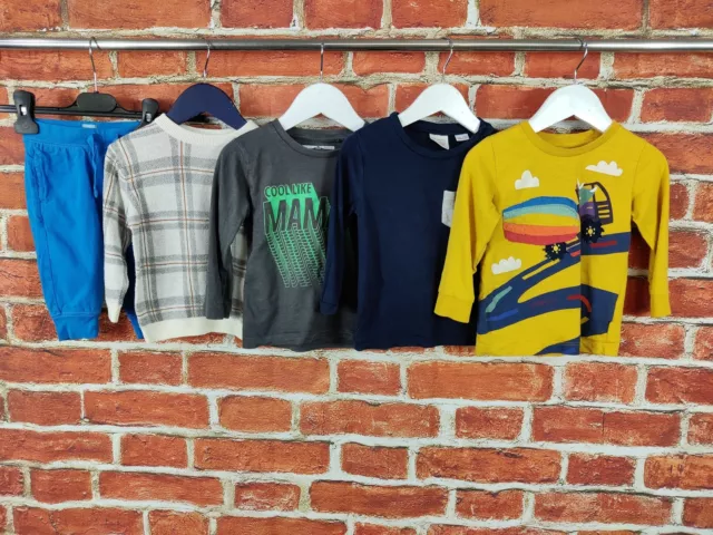 Baby Boys Bundle Age 12-18 Months Gap Zara Etc Joggers T-Shirt Sweater Set 86Cm