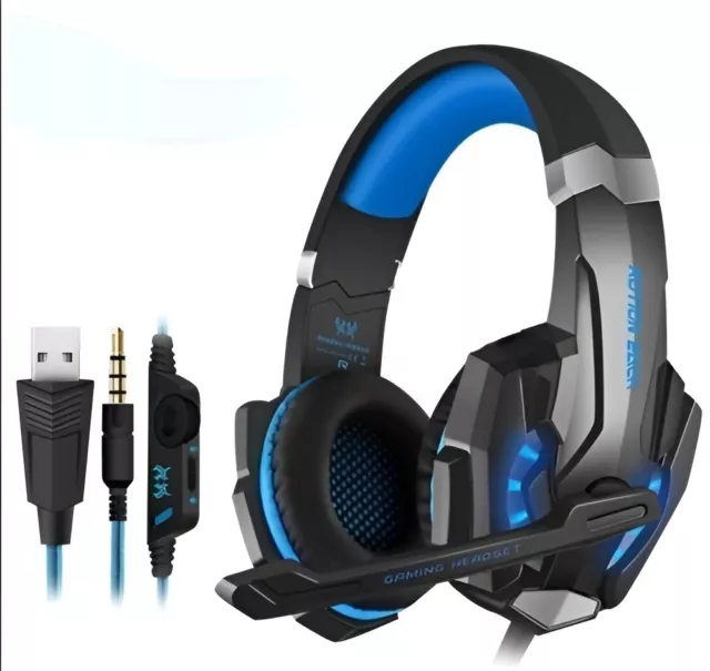 Casque de jeu Ninja Dragon G9300 avec LED et Microphone