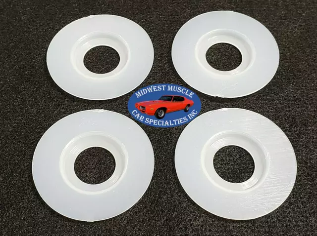 54-81 GM Door Panel Washers Interior Door Window Vent Crank Handle White 4pcs RB