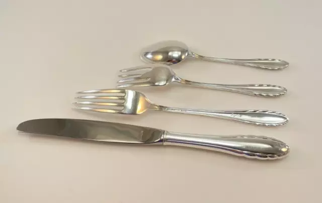 Gorham Lyric Sterling Silver 4 Piece Place Setting - Dinner Size - No Monogram 2