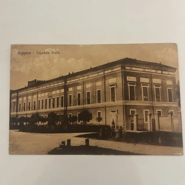 COPPARO PROV. DI FERRARA  Ospedale Civile - VIAGGIATA NEL 1917