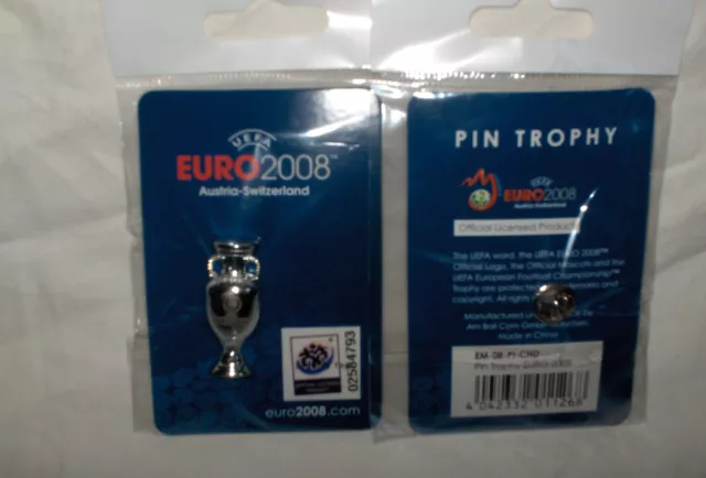 Fußball EM UEFA Euro 2008 Cup  Pin "Pokal-Trophy" Österreich/Schweiz -NEU,OVP